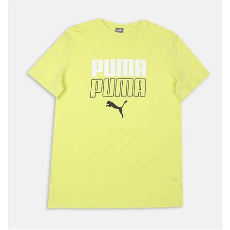 Buy Puma Graphic Ii Boys Yellow T-shirt Online