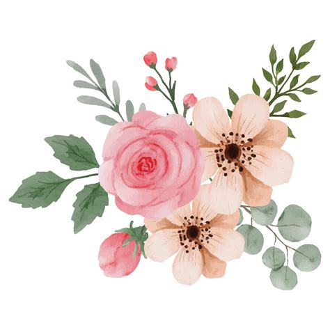 Flower pink rose, floral bouquet Clip art Element Transparent ...