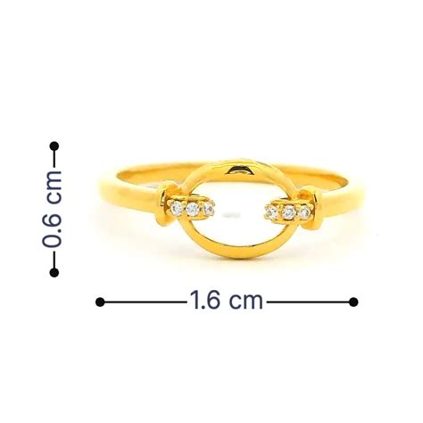 22K Minimalist Glow Gold Ring for Women – WHP Jewellers