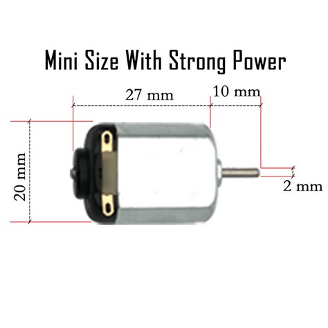 EUDAX 12 Pcs Rectangular DC Motor Mini Electric India | Ubuy