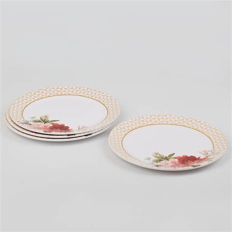 Buy Corsica Azalea Set of 4 Melamine Dinner Plates - 27cm from Corsica ...