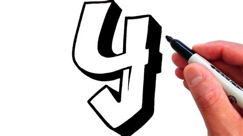 how to draw a graffiti y