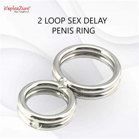 Buy Itspleazure 2 Loop Large Sex Delay Ring for Lasting Pleasure ...
