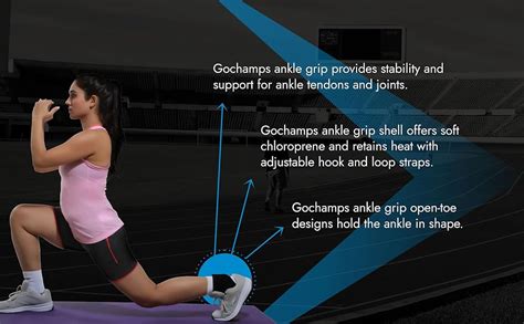 Buy GoChamps Premium Neoprene Ankle Grip Support Brace, Compression ...