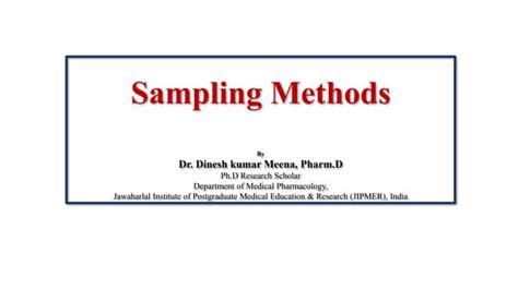 Image result for Sampling Methods PPT