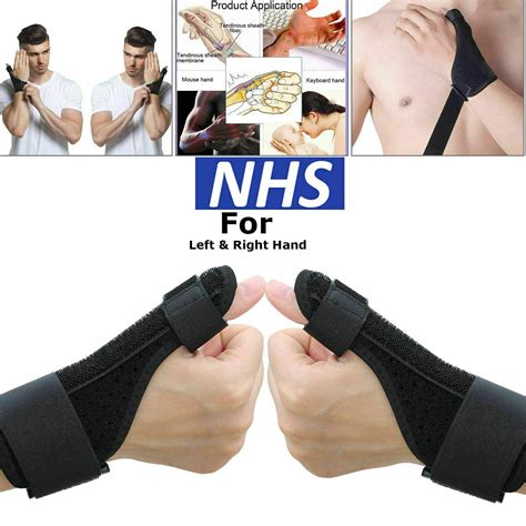 Buy Thumb Spica Support Strap Brace De Quervains Splint Tendonitis ...