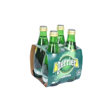 Buy Perrier Carbonated Sparkling Mineral Water Bottle 330ml(Pack of 4)