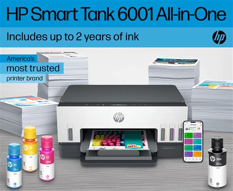 HP Smart Tank 6001 All-in-One Printer | BJ's Wholesale Club