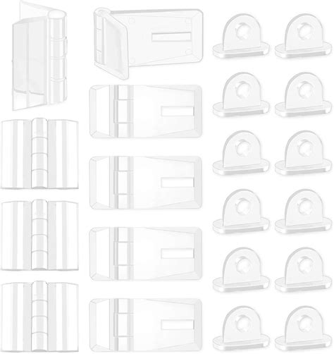 Swpeet Assortment Kit: 60 Pcs Mini Acrylic Hinges, India | Ubuy