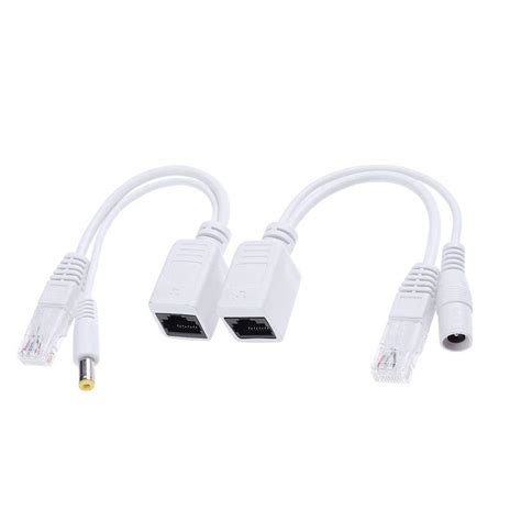LipiWorld Power Over Ethernet Poe Injector Splitter Adapter Poe Cables ...
