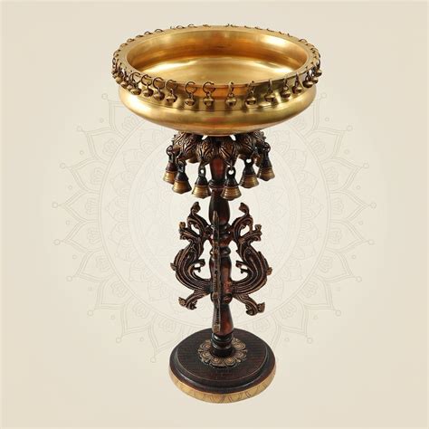 Buy Brass Urli with Stand – Handmade Decor for Living Room