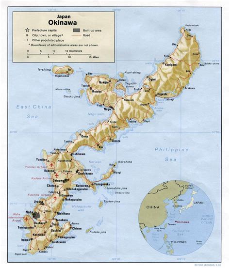 Old Okinawa Map A Little Hobby Map Of Okinawa, Japan. The Island, Not
