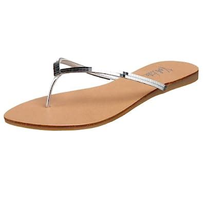Buy Volatile Women's Bunny Thong Sandal,Silver,6 M US at Amazon.in