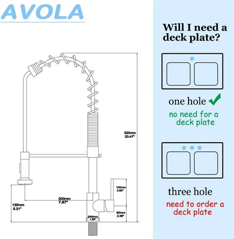Buy Avola Kitchen Faucet, Kitchen Sink Faucet,Brass Spring Kitchen ...