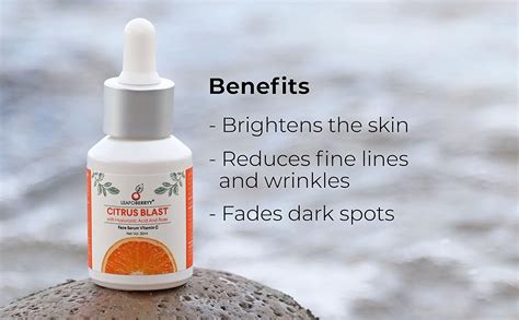 Leafoberryy Citrus Blast Face Serum With Hyaluronic Acid and Rose ...