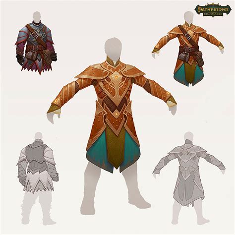 ArtStation - Pathfinder: Kingmaker - Armor concepts.