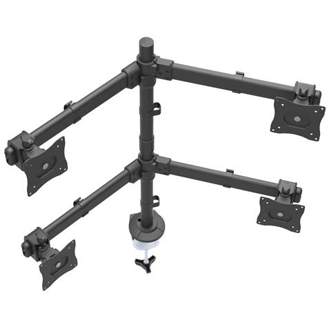 StarTech.com Desk Mount Quad Monitor Arm - Ergonomic VESA 4 Mo | Shop ...
