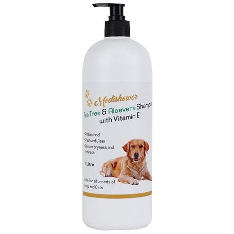 Buy Medilogy Biotech Dog Shampoo Tea Tree & Aloe Vera Ayurvedic 1Litre ...