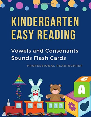 Buy Kindergarten Easy Reading Vowels and Consonants Sounds Flash: 1st ...
