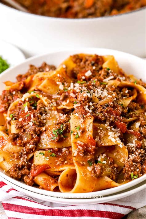 Cozy Homemade Bolognese Sauce with Pappardelle: The Ultimate Comfort ...