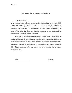 Fillable Online mta Conflict interest Statement - Academia Tehnica ...