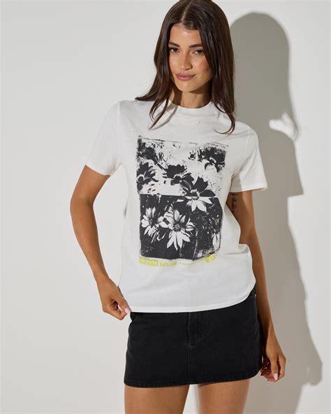 Volcom Lock It Up T-Shirt In Star White - FREE* Shipping & Easy Returns ...