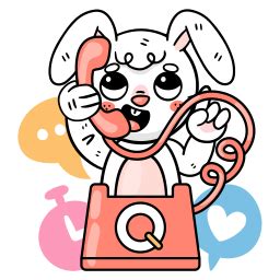 Image result for Call Sticker PNG