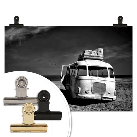 Poster Depaepe - Beached Bus | wall-art.com