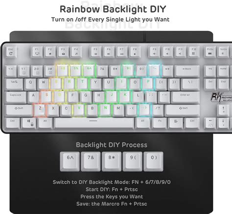 RK ROYAL KLUDGE RK920 Full Size Mechanical Keyboard, India | Ubuy