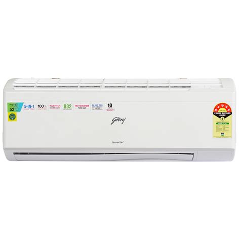 Godrej 1.0 Ton 5 Star Inverter Split Air Conditioner (SIC 12ITC5-WWR ...
