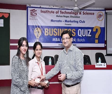 Marketing Club Activity “Business Quiz” for MBA students | Its pg