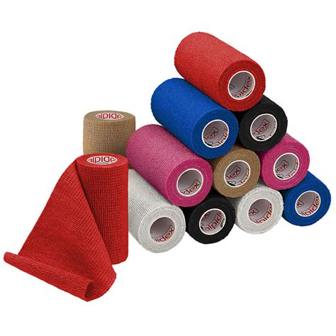 12 rolls of adhesive tape 10 cm x 4.5 m self-adhesive bandage The self ...