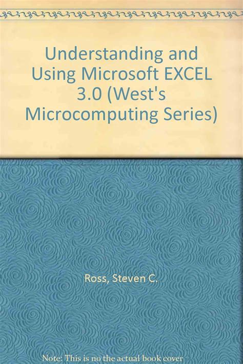 Buy Understanding and Using Microsoft EXCEL 3.0 (West's Microcomputing ...