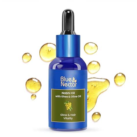 Buy Blue Nectar Nabhi Oil with Ghee & Olive Oil | Ayurvedic Nabhya ...
