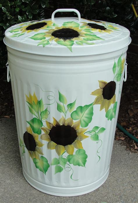 Decorative Outdoor Metal Trash Cans at Chloe Chauvel blog