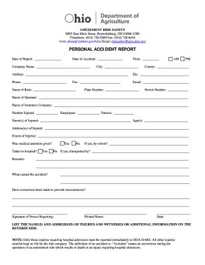 Bill Of Sale Form Ohio Accident Report - Page 2 | pdfFiller