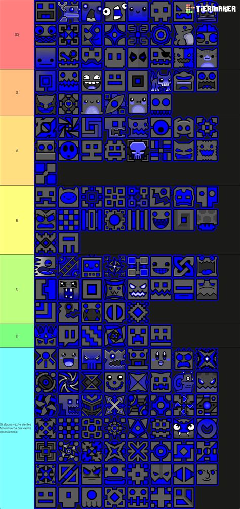 Geometry Dash Cube Icons (2.2 Included) Tier List (Community Rankings) - TierMaker
