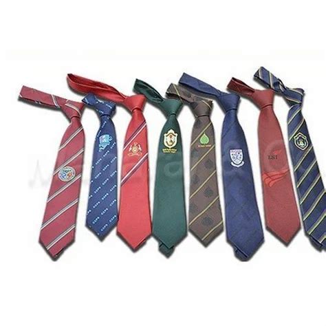 School Ties - Single Logo Ties Manufacturer from Ludhiana