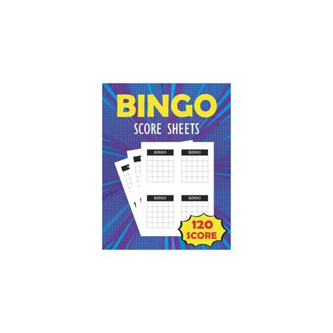 Bingo Score Sheets: Blank Bingo Cards, Bingo Paper | Ubuy India