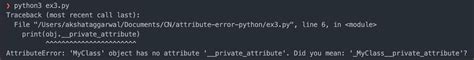 Image result for How to Fix Attribute Error in Python Object-Oriented Programming
