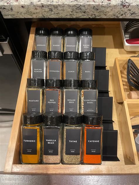 3MF file Drawer Spice Organizer 🍽️ ・3D print design to download・Cults