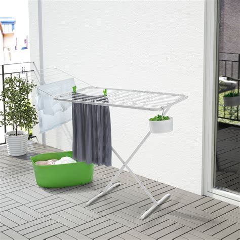 MULIG drying rack, in/outdoor, white - IKEA
