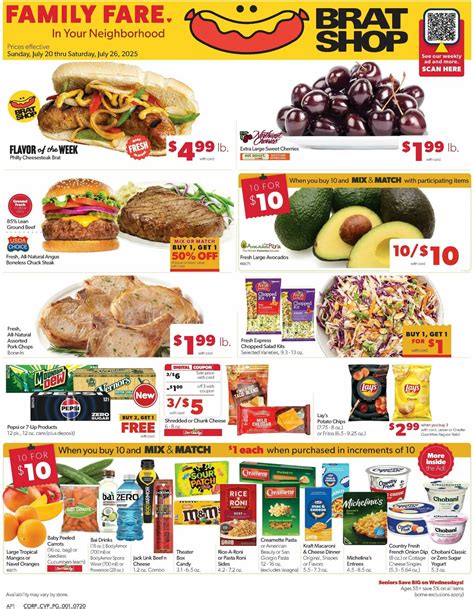 Family Fare Weekly Ad from July 20