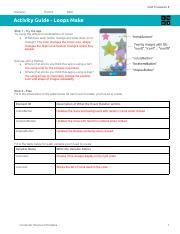 Image result for Lesson 8 Loops 1 Course 2 Answer Key