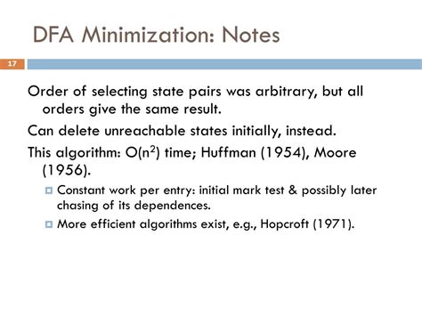 Minimization Algorithm for DFA 的图像结果