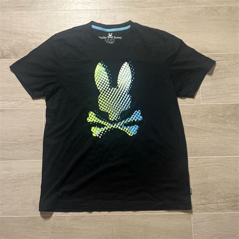 brand new black psycho bunny shirt never used size... - Depop