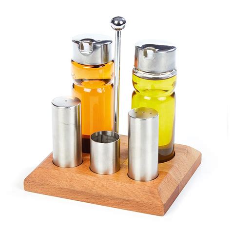 Biradlı GRV-262 Salt and Oil Shaker Set, 5 pcs, 150 cc Price