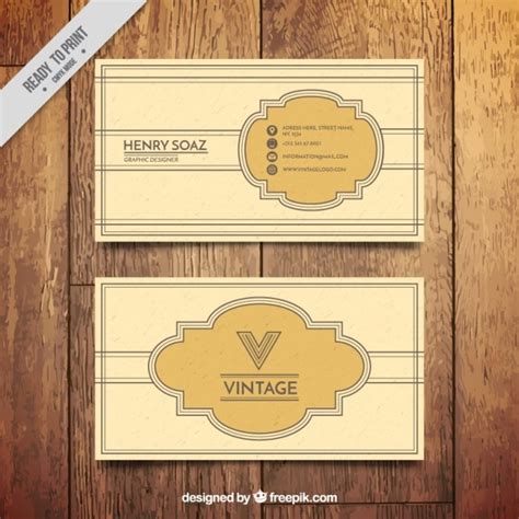 Vintage Style Business Cards 的图像结果