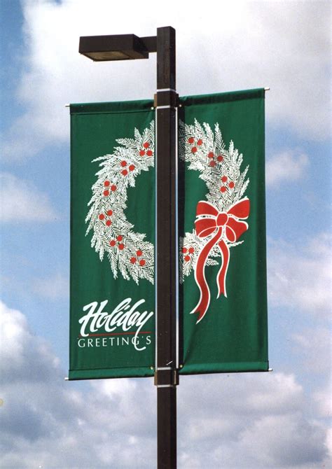 Holiday Light Pole Banners at Emma Brownlee blog