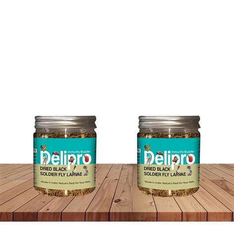 DeliPro High Protein Premium Black Soldier Fly Larvae Fish Food ...